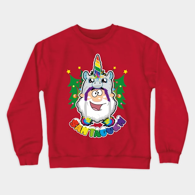 Santacorn Crewneck Sweatshirt by BOEC Gear